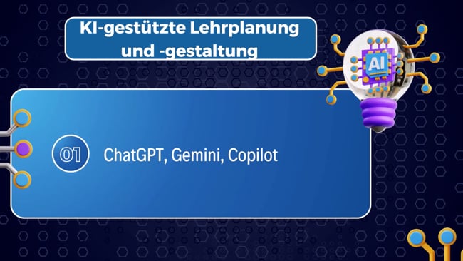 K.I.-gestützte Lehrplanung und -gestaltung
