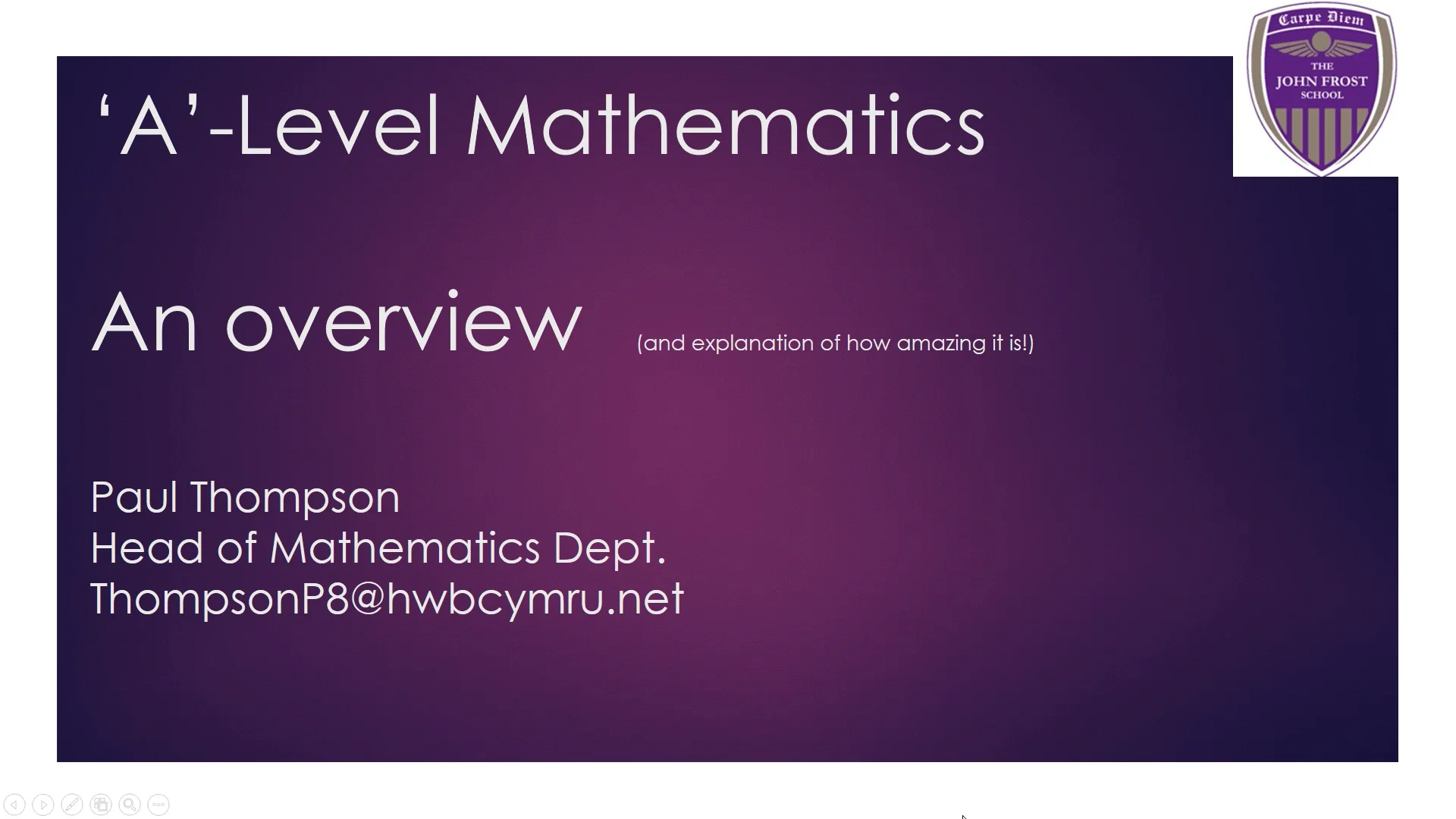 Maths a level 2024 2025