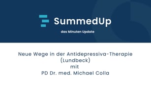 Neue Wege in der Antidepressiva - Therapie (Lundbeck)