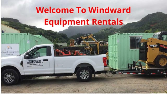 ⁣Windward Equipment Rentals in Waimanalo, HI