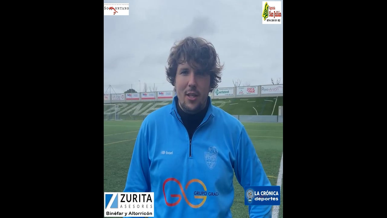 LUIS ARCAS (Entrenador Binéfar) CD Binéfar 5-4 CD Belchite / Jor. 22 / Tercera Rfef / Fuente: Facebook CD Binéfar