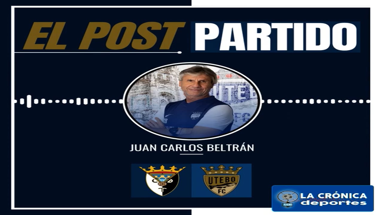 JUAN CARLOS BELTRÁN (Entrenador Utebo) CD Tudelano 0-0 CF Utebo / Jor. 24 - Segunda Rfef / Fuente: Facebook CF Utebo