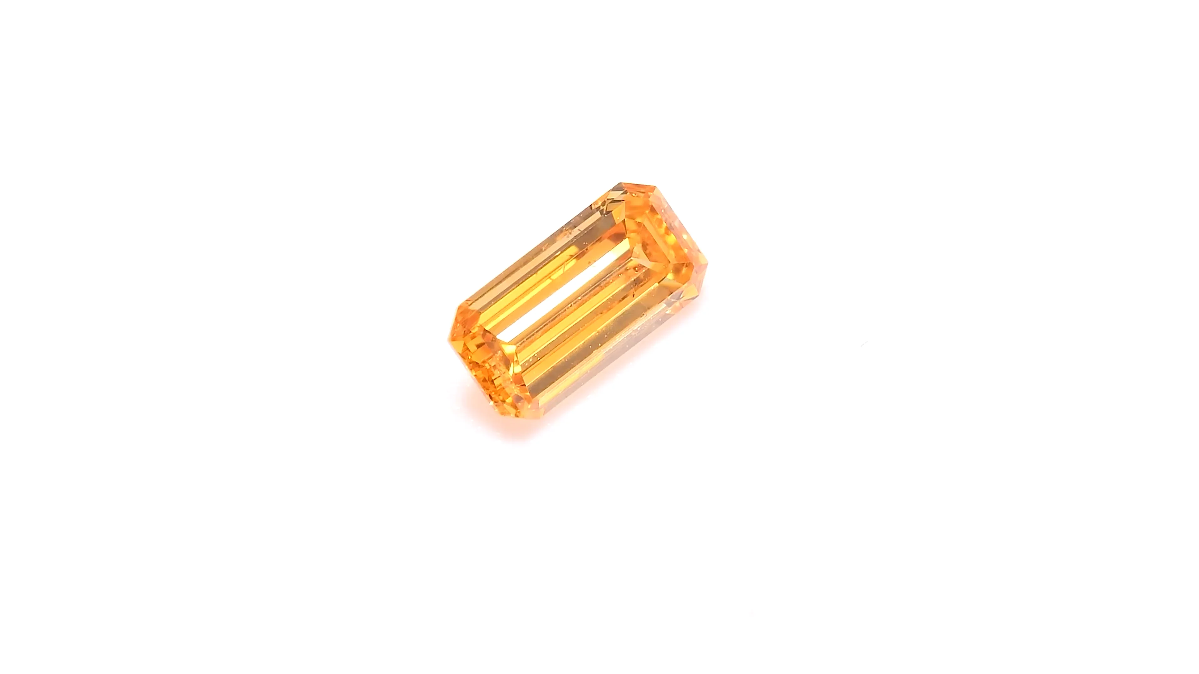 FANCY VIVID ORANGE YELLOW よいしょ 0.468ct EM