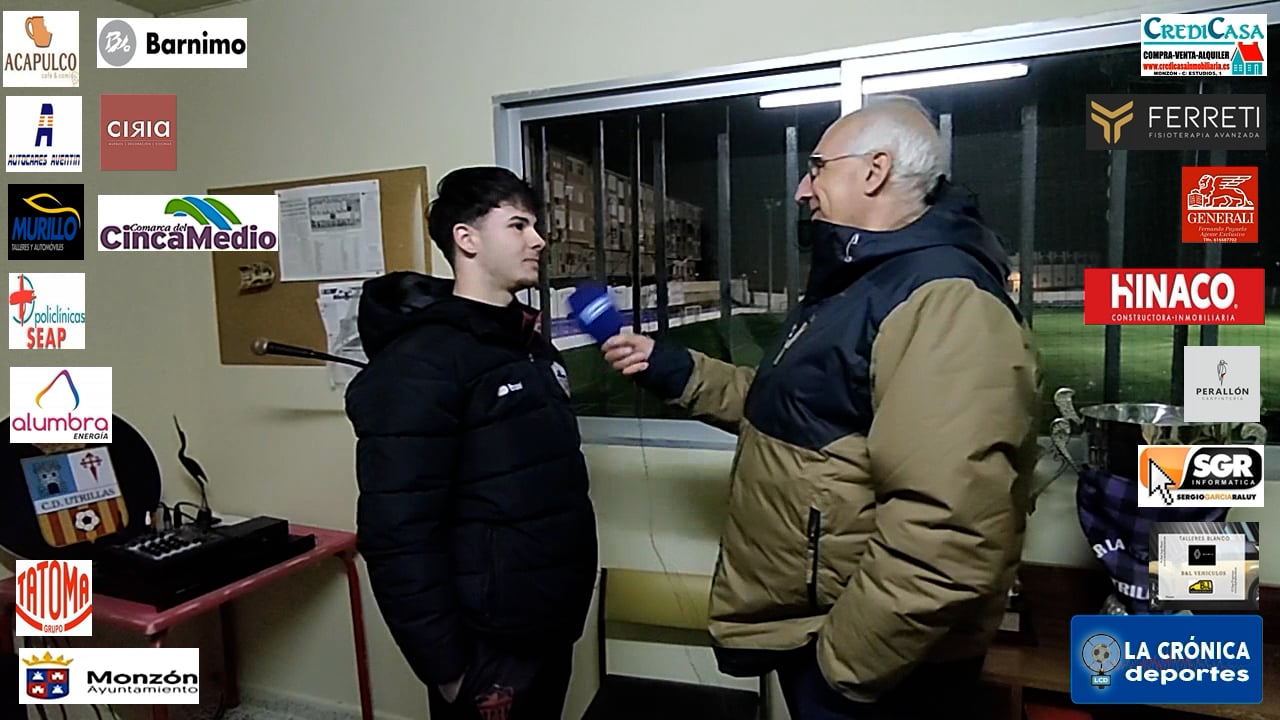 DANI  ECHEVERRIA (Jugador Monzón) Utrillas 1-2 At.Monzón Alumbra / J 22 / 3ª División