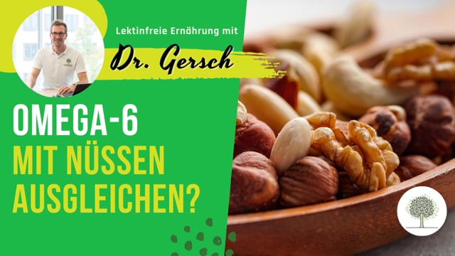 Video: Kann ich das Omega-6 in Nüssen ausgleichen mit zusätzlichen Omega-3 Fetten (z. B. Algenöl)? 