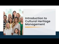 Foundations of Cultural Heritage Management