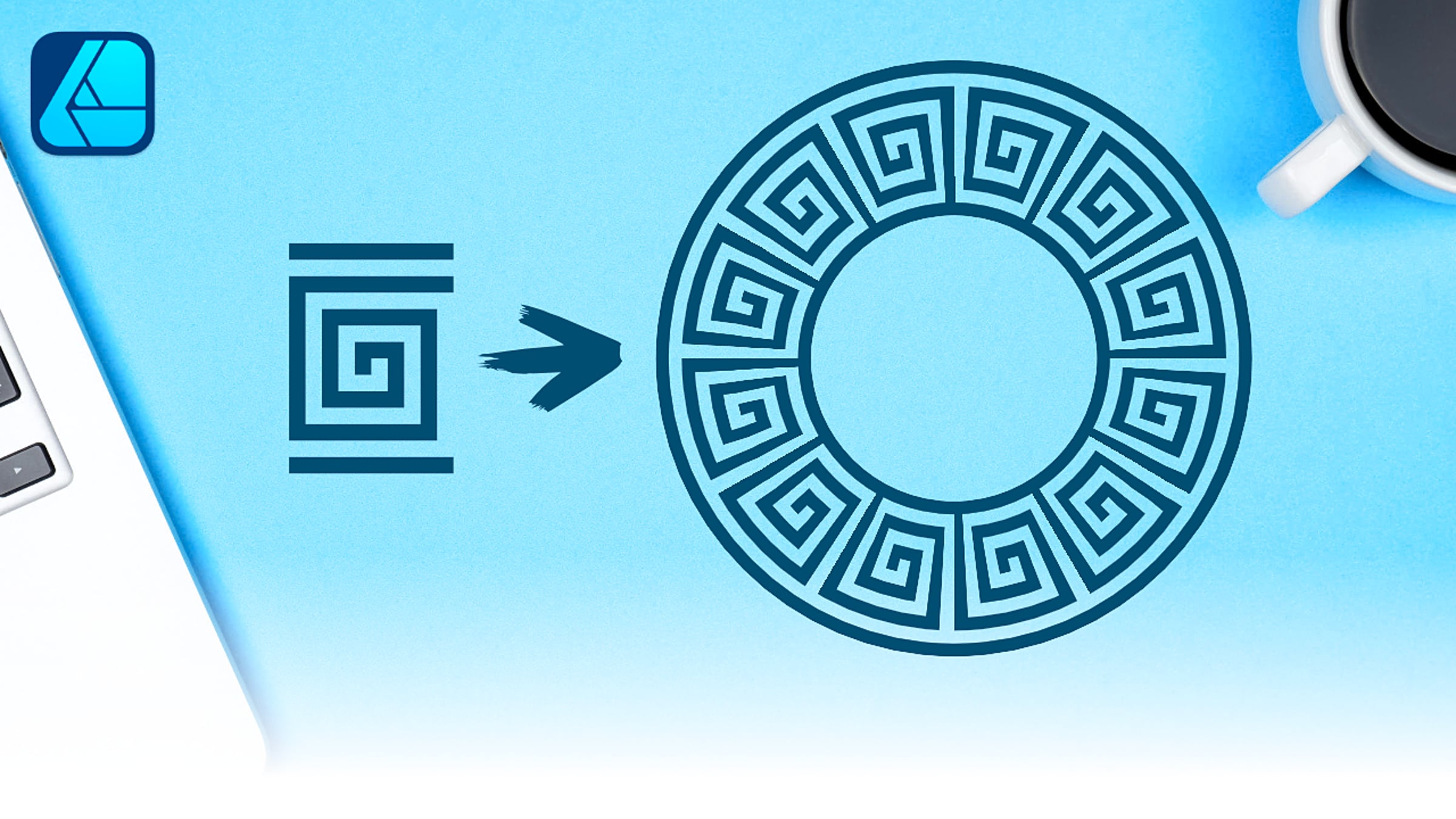 Repeat Objects Along A Path In Affinity Designer | Videos & Movies on Vimeo