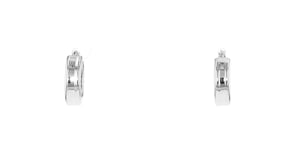 Italian Sterling Silver Jewelry Set Three Pairs of Hoop Earrings