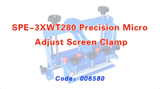 Precision Screen Clamp with Micro Distance Adjustable for Screen Printing