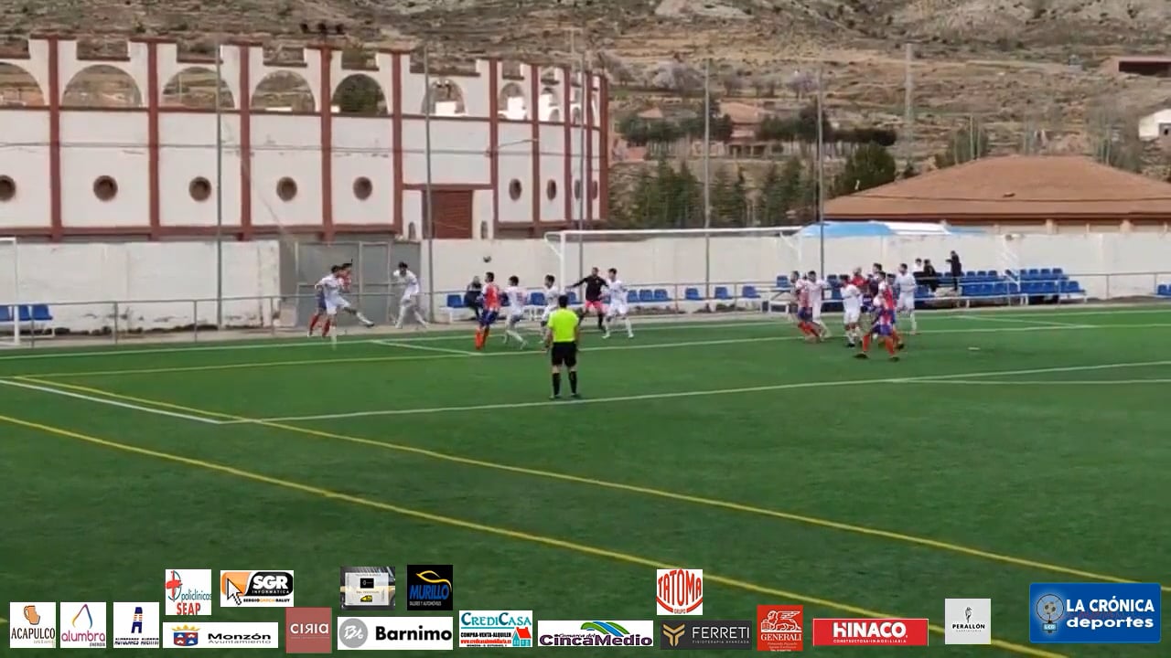 (RESUMEN y GOLES) Utrillas 1-2 At.Monzón Alumbra / J 22 / 3ª División