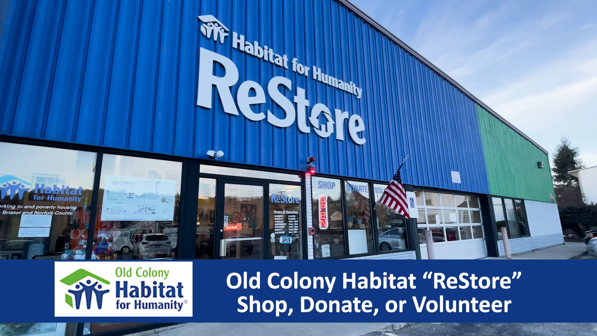 Old Colony Habitat ReStore on Vimeo