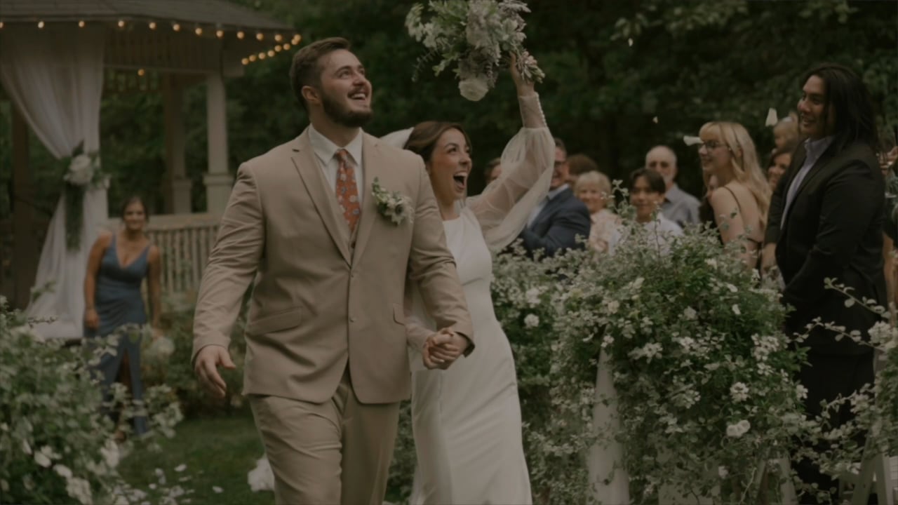 Wedding video portfolio still from Robert Hatten Visuals