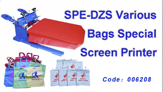 Bags Screen Printer Specially Design for Cloth Shopping Bags of Logo Printing