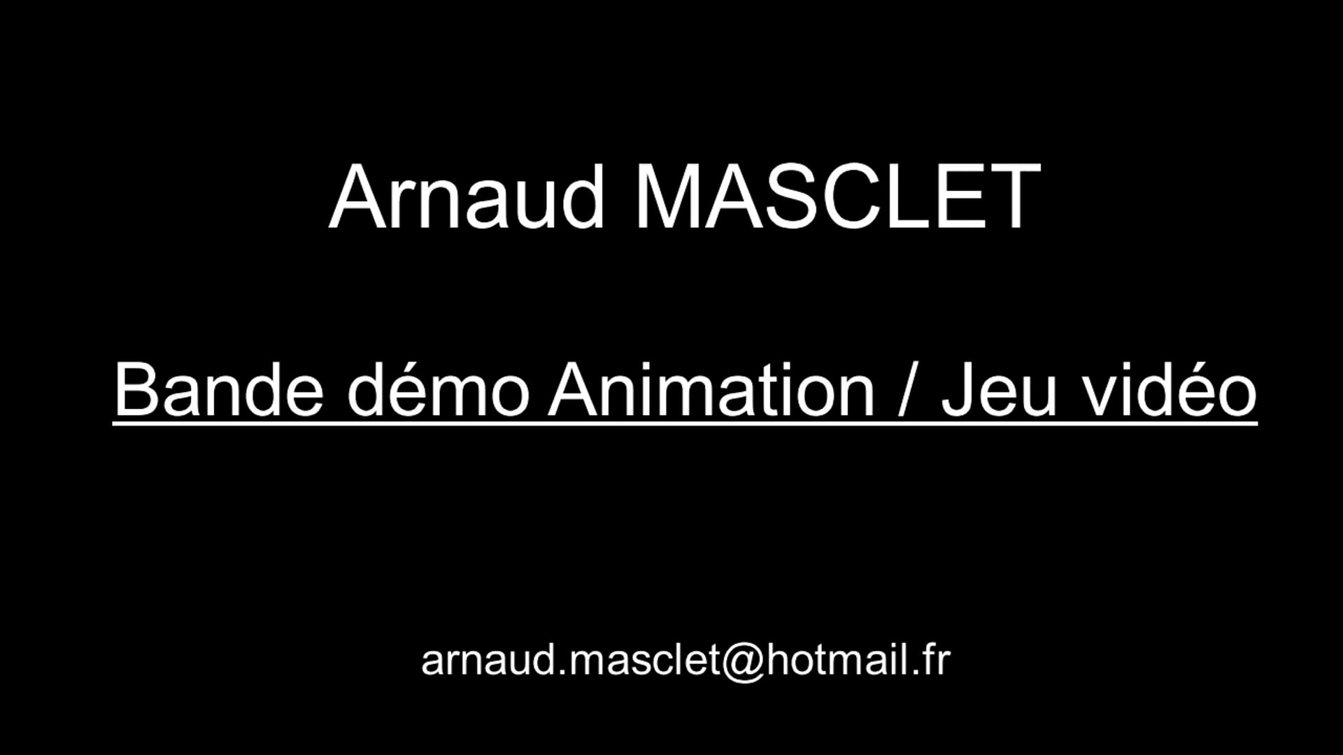Vidéo Bande démo Anim et Jeu Vidéo