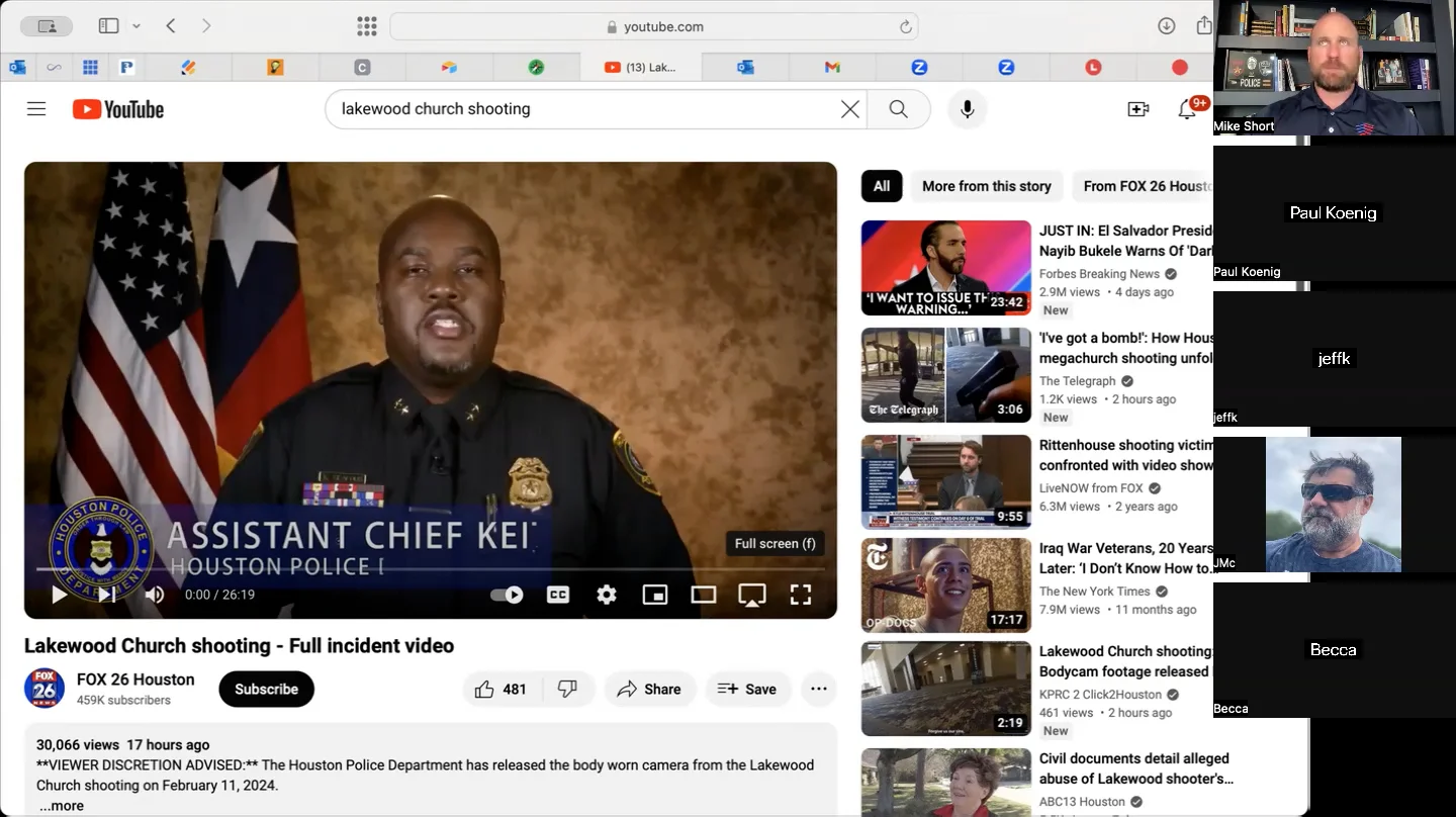 Lakewood Church Shooting Debrief