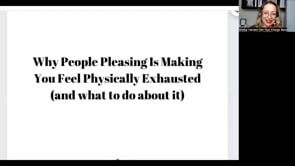 Why People Pleasing Is Making You Feel Physically Exhausted (and what to do about it)