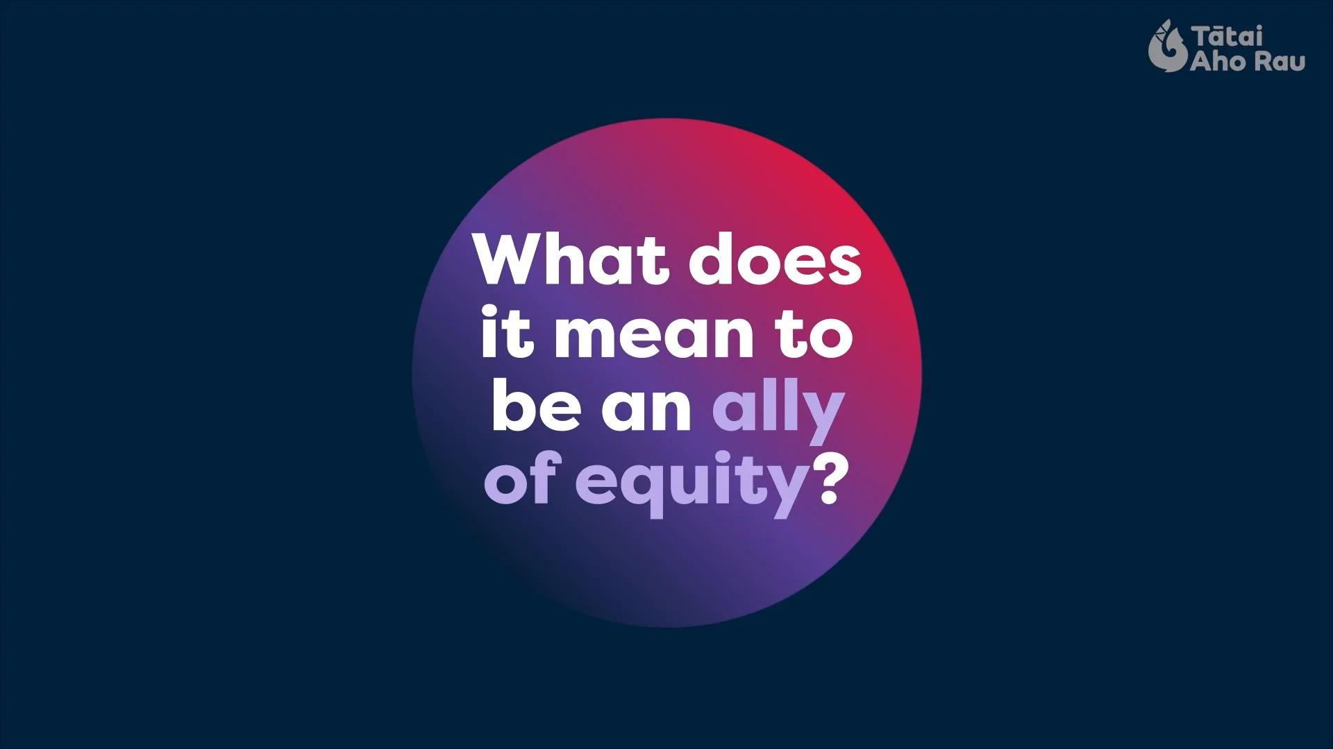 Being an ally of equity social media on Vimeo