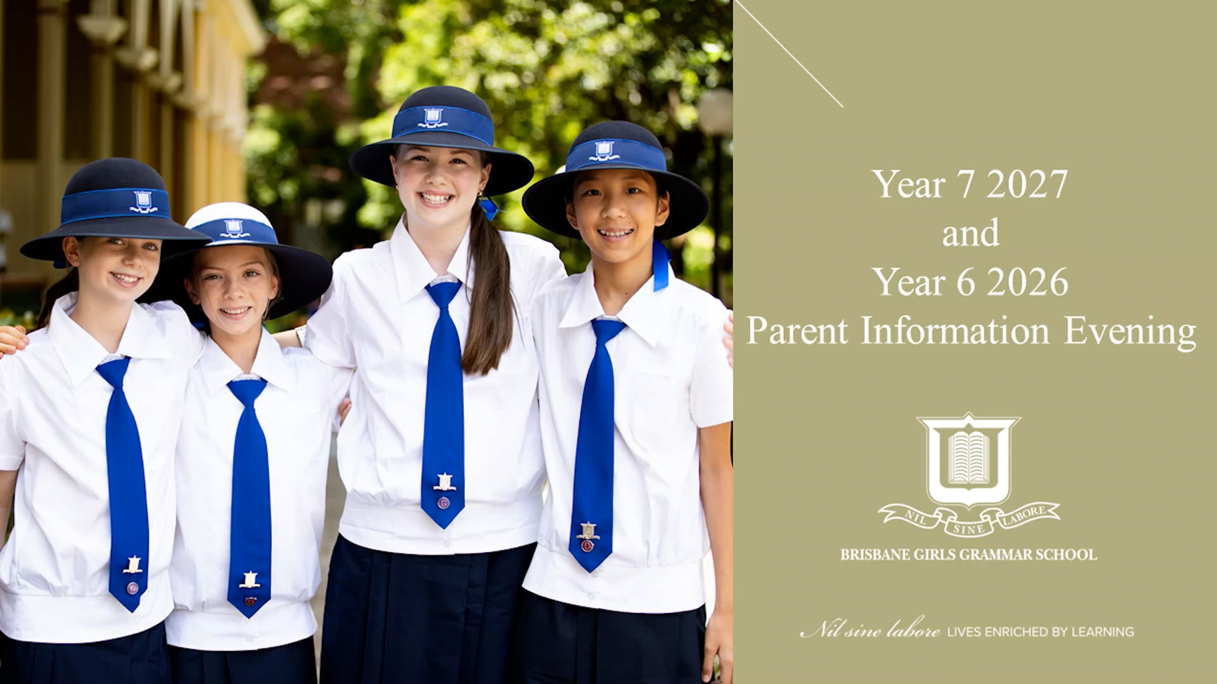 Year 7 2027 and Year 6 2026 Parent Information Evening | Videos ...