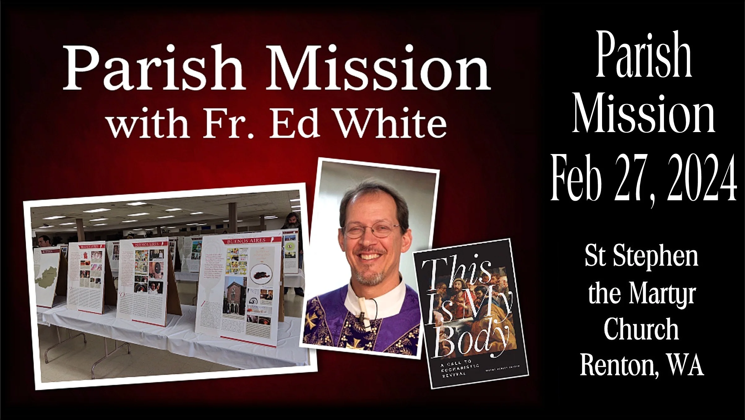 Parish Mission with Fr Ed White Night 2, February 27, 2024 on Vimeo