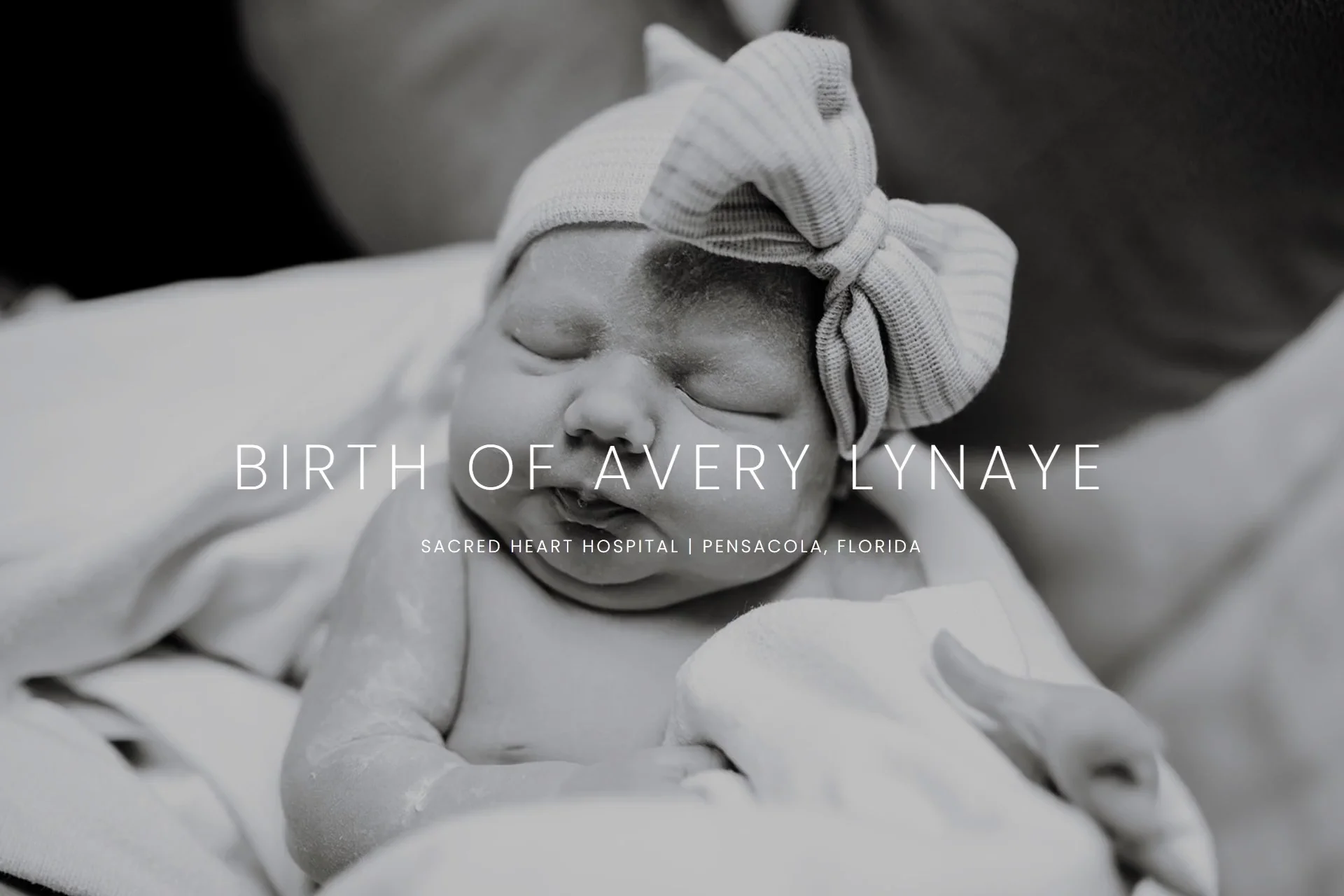 BIRTH OF AVERY LYNAYE