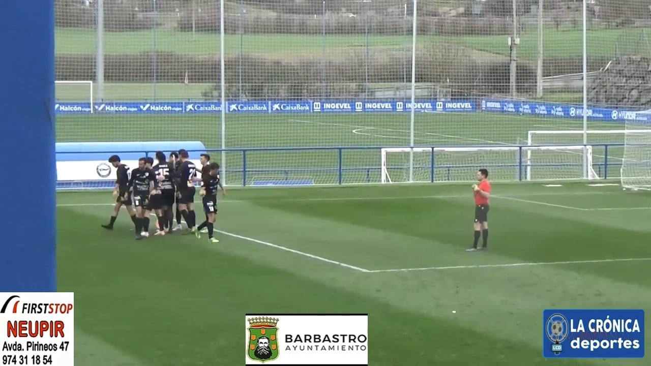 (RESUMEN Y GOLES) Deportivo Alavés B 1-1 UD Barbastro / Jor. 24 - Segunda Rfef / Gr 2