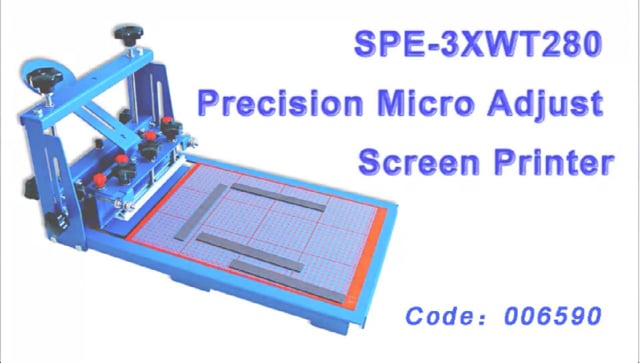 Precision Micro Distance Adjustable Screen Printer Assemble and Operation Guide