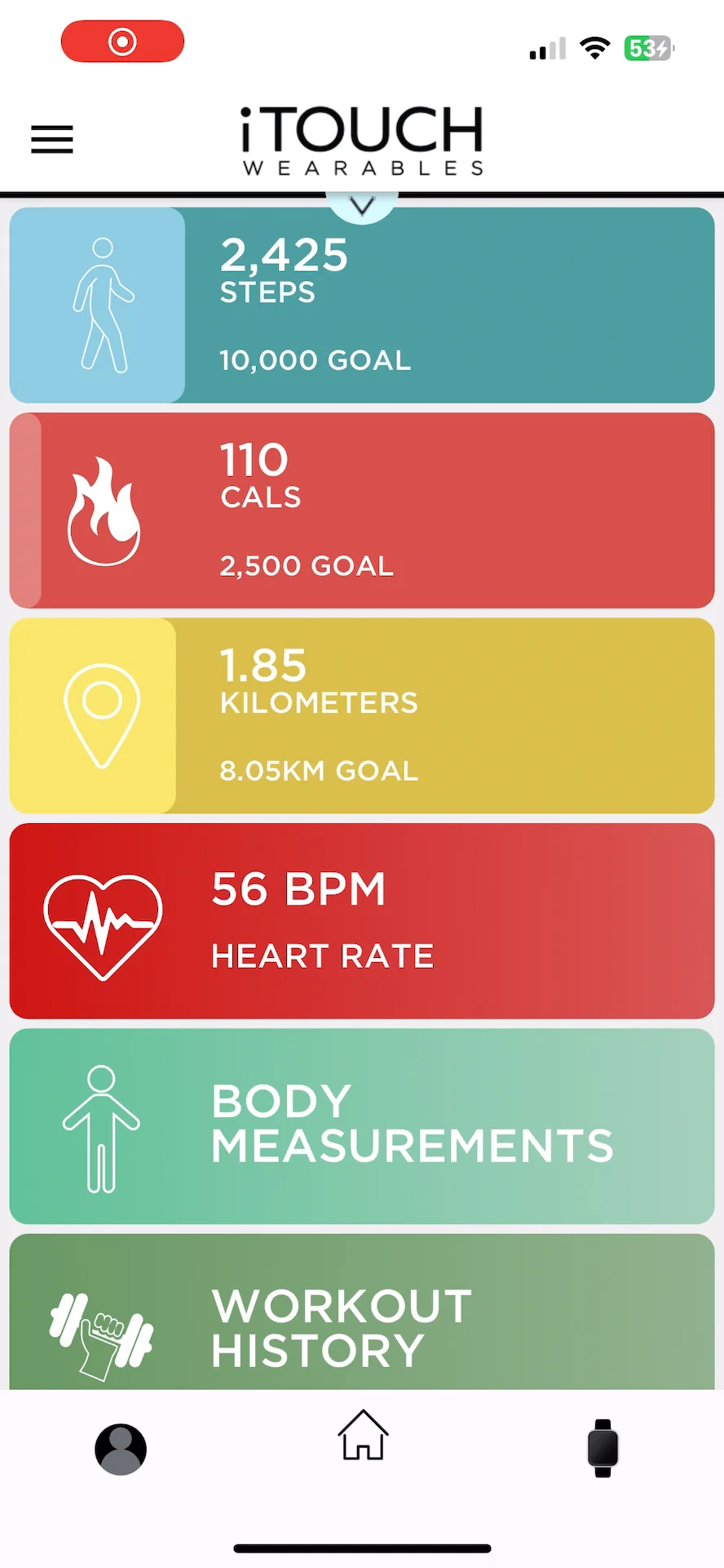 Workout History Improvements