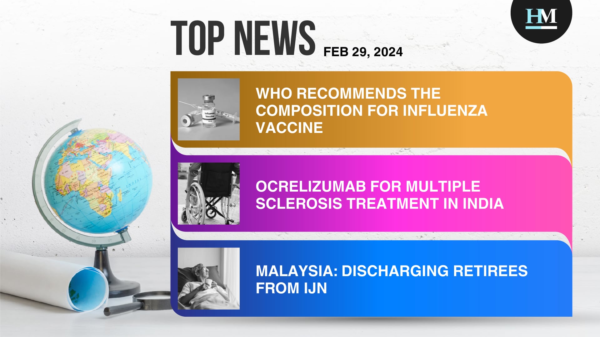 WHO Announces Recommendations for Influenza Vaccine Composition, and More