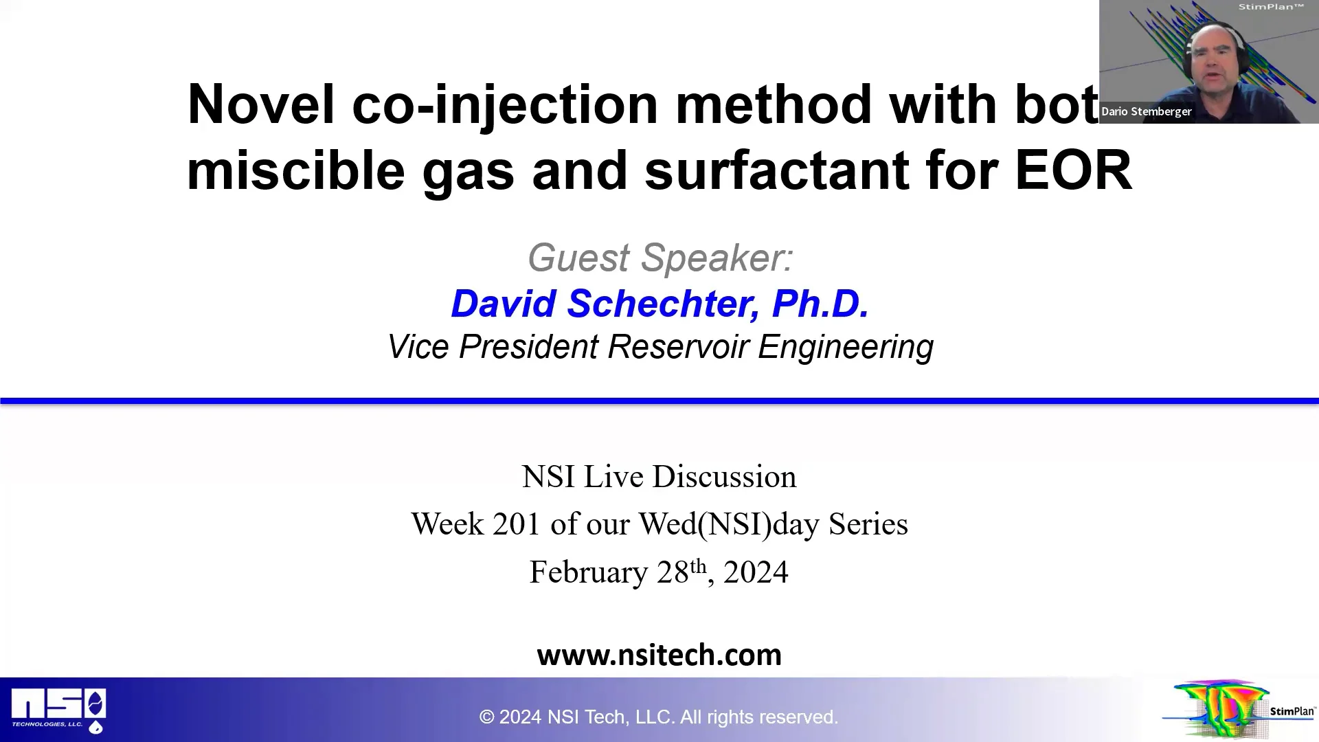 Wed(NSI)day - 02/28/24 - Novel co-injection method with both miscible ...