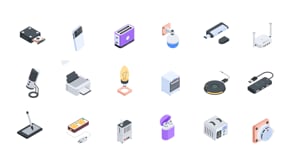Devices Isometric Icons, a Duotone Icon by Vectors Market (Thumbnail 16 of 16)