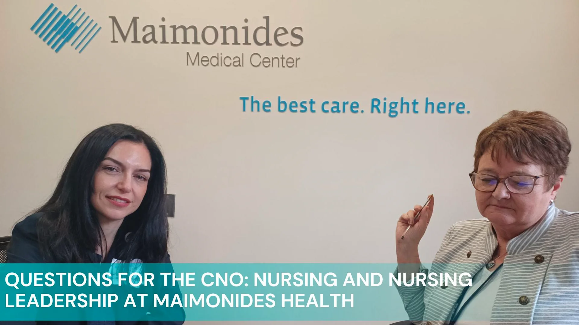 Questions for the CNO: Nursing and Nurse Leadership at Maimonides Health