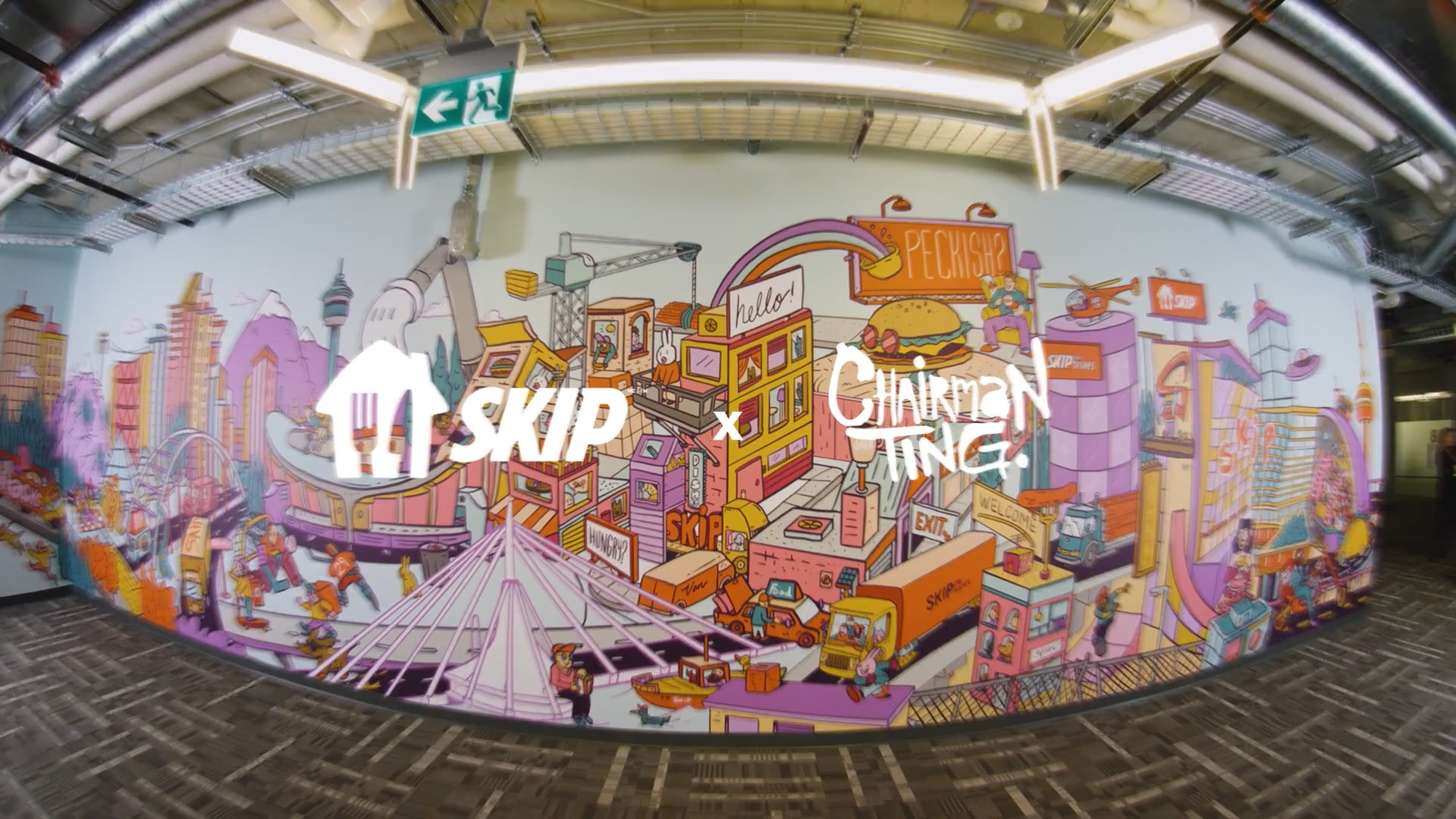 Skip The Dishes x Chairman Ting Mural