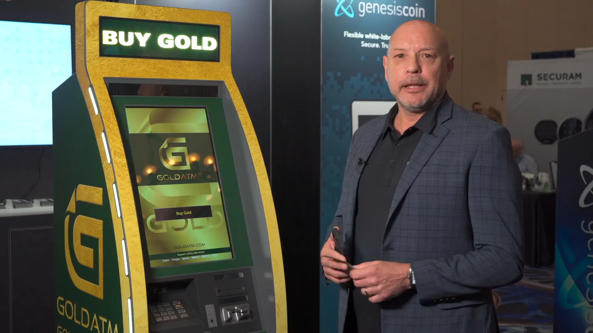 Gold ATM delivers gold-backed currency