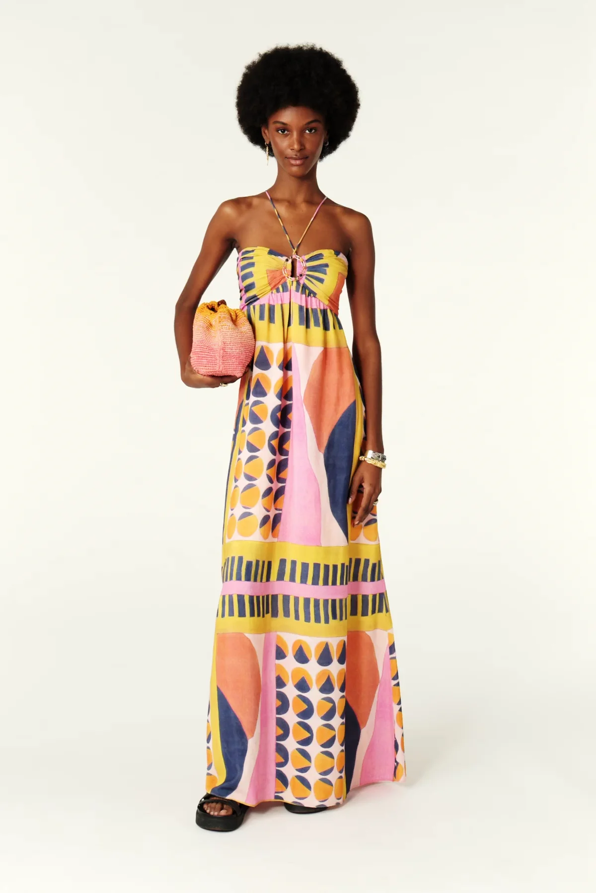 Long Strapless Dress Molly Pink // ba&sh SG