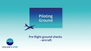 Pre-flight ground checks-Aircraft