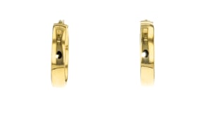 Italian 10kt Yellow Gold Hoop Earrings