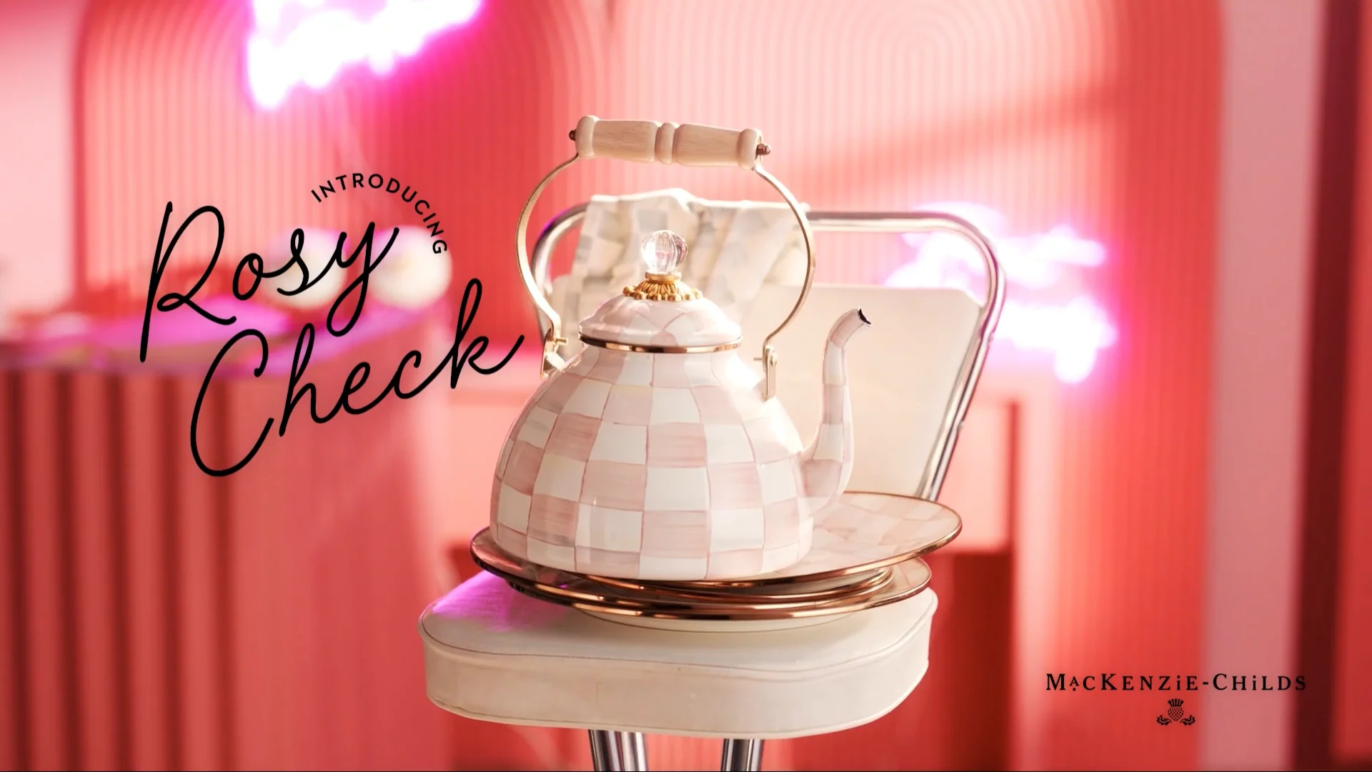 Mackenzie Childs Rosy Check Collection | Shop Now – Gallery Gifts