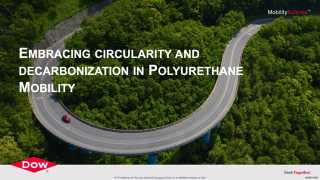 Embracing vehicle circularity and decarbonization with polyurethane