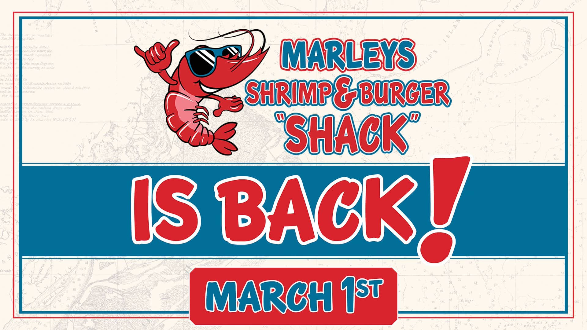 Marley's Shrimp & Burger Shack is Back Open! on Vimeo