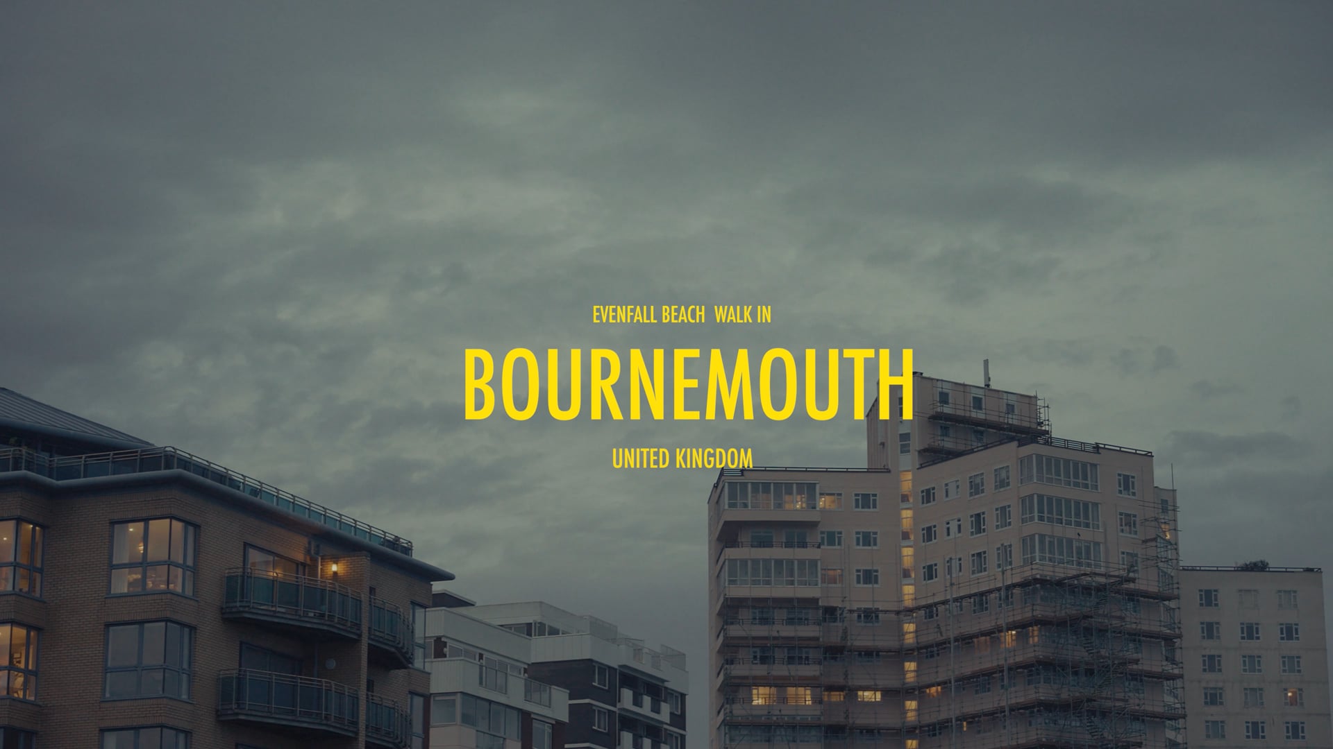 Bournemouth Night Beach