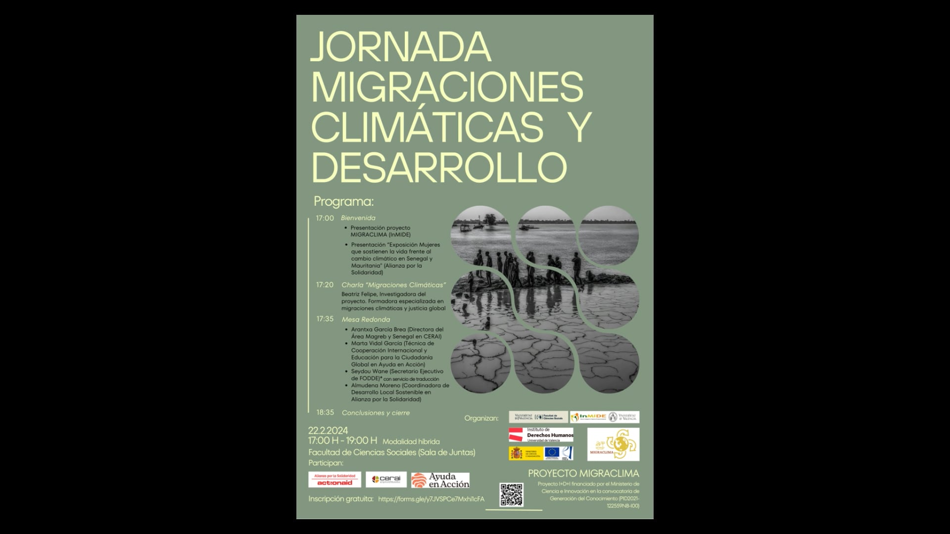 VÍDEO JORNADA MIGRACIONES CLIMÁTICAS Y DESARROLLO 22.02.2024