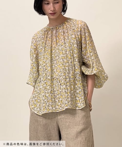 オパールフラワープリントブラウス | [公式]カレンソロジー  