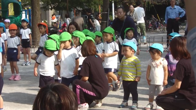 運動会始まりの行進