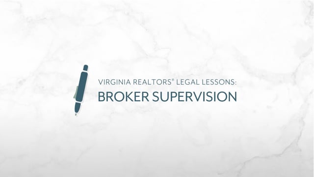 Broker Supervision