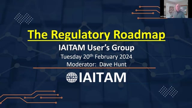 The Regulatory Roadmap