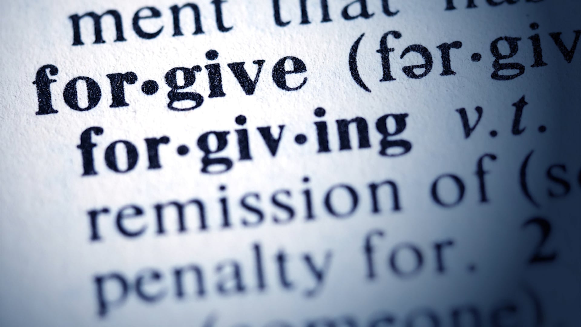 Forgiveness