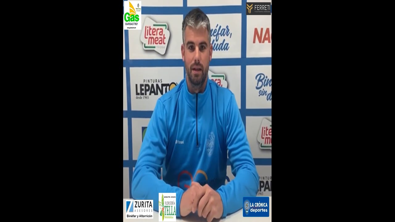 LA PREVIA / CD Caspe - CD Binéfar / BORJA CARRERA (2º Entrenador Binéfar) Jor. 23 / Tercera Rfef