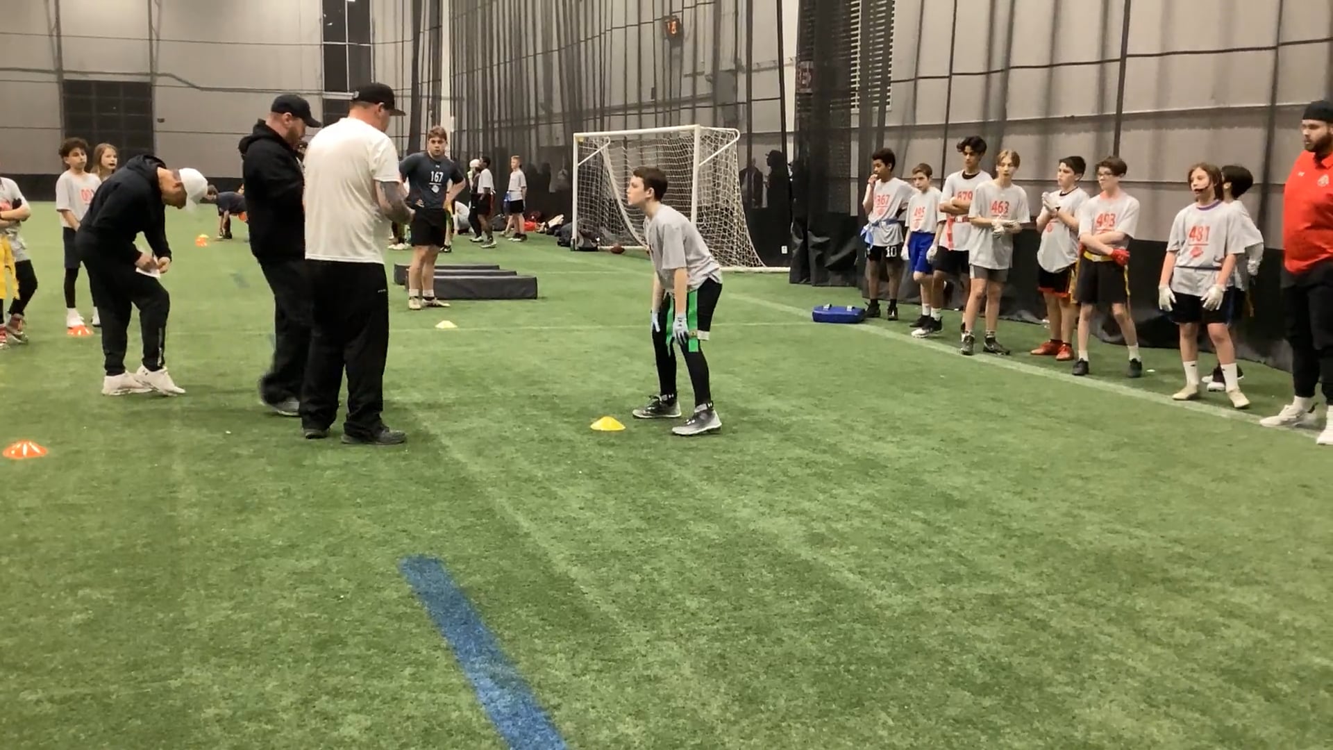 Watch owen kilrea's 5-10-5 Agility: 5.44 seconds