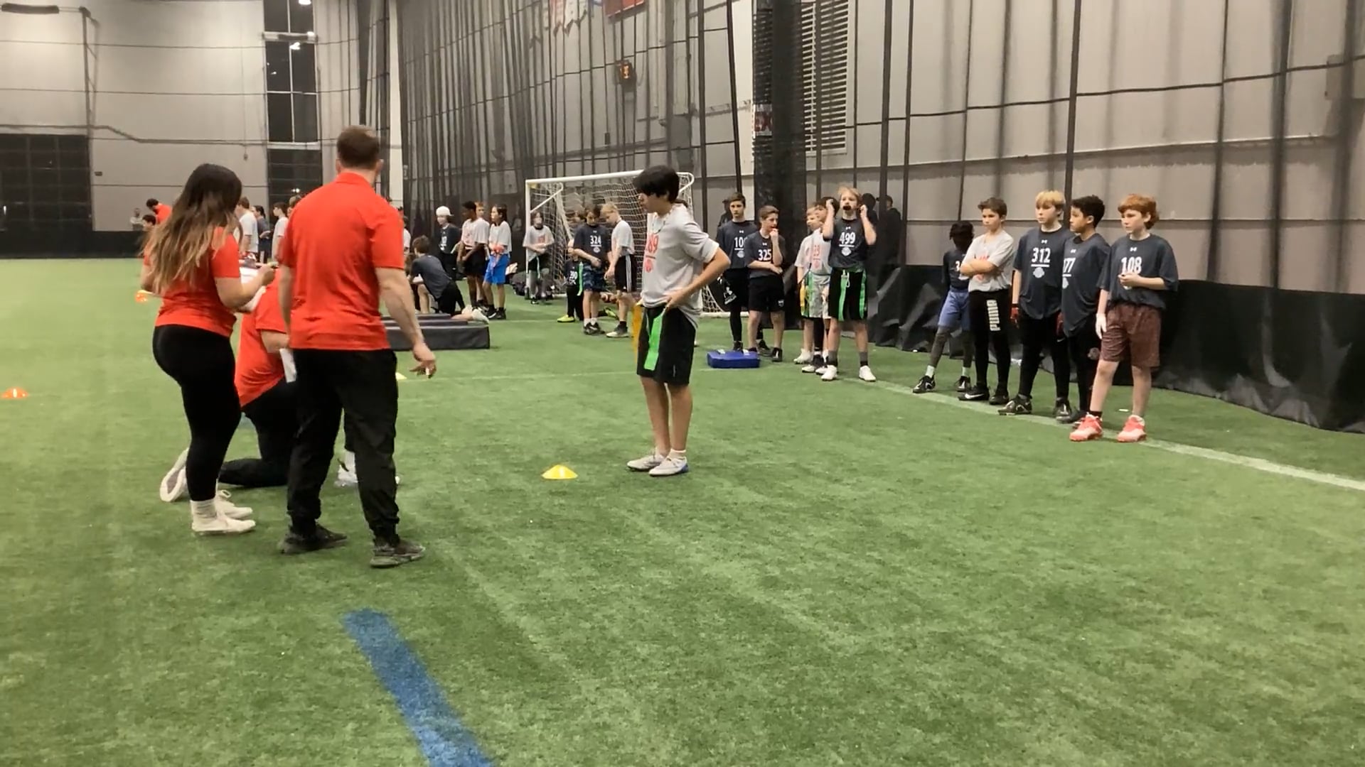 Watch kayden baron's 5-10-5 Agility: 5.5 seconds