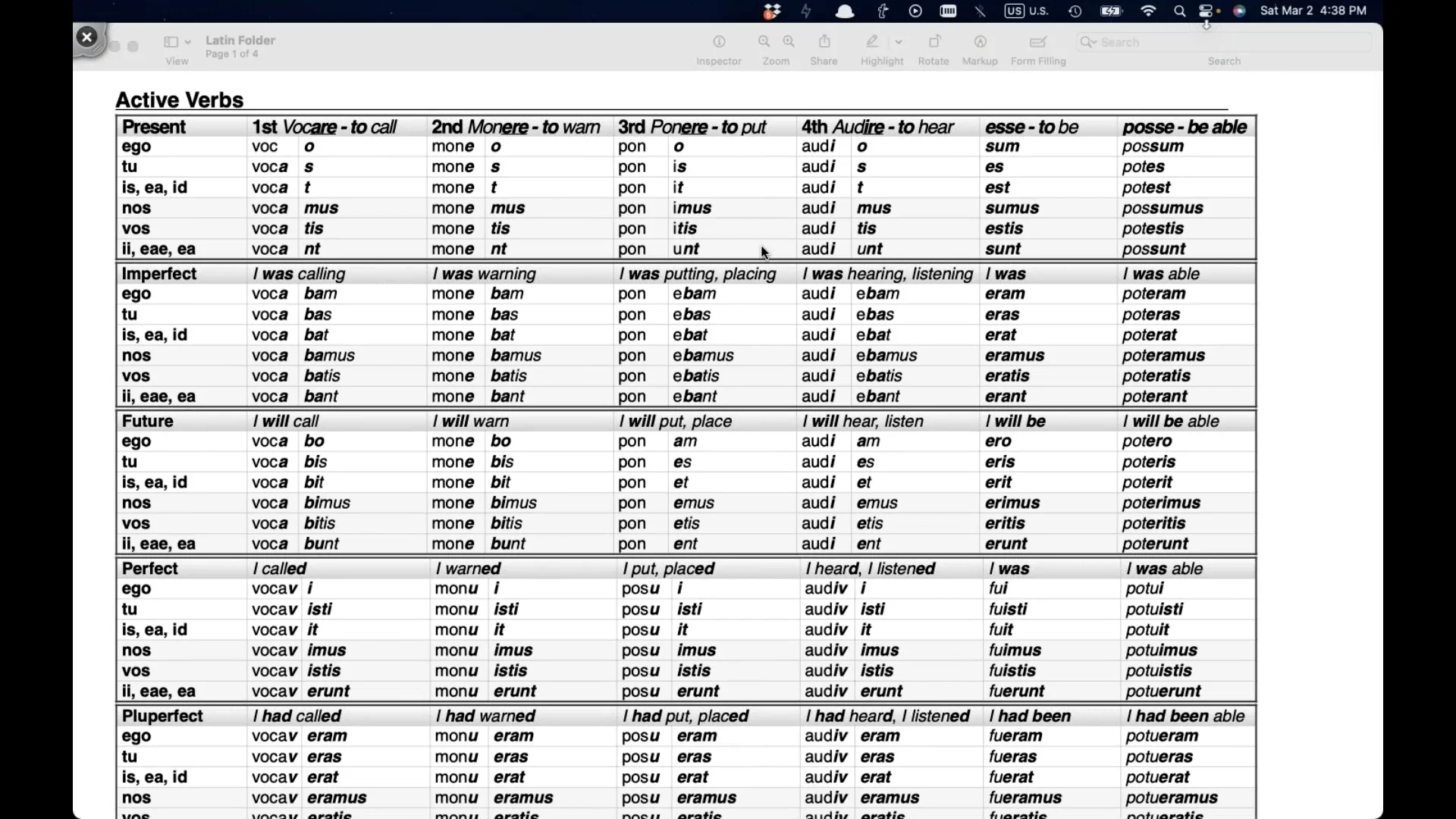 Visual Latin and the Latin Endings: Lessons 14 and 15